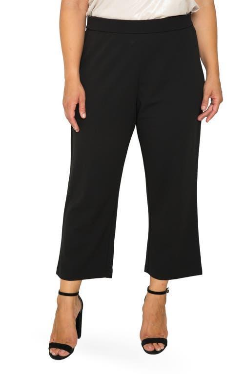 Standards & Practices High Waist Stretch Crepe Crop Pants Product Image