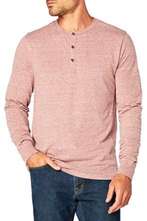 Triblend 3-Button Long-Sleeve Henley Shirt - Men's Product Image