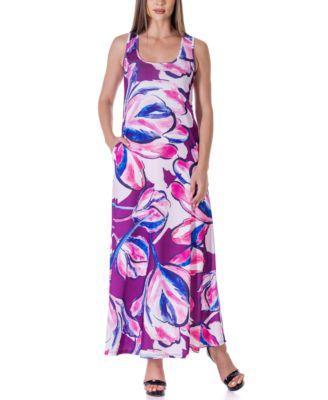 Sleeveless Casual Maxi Pocket Dress Product Image