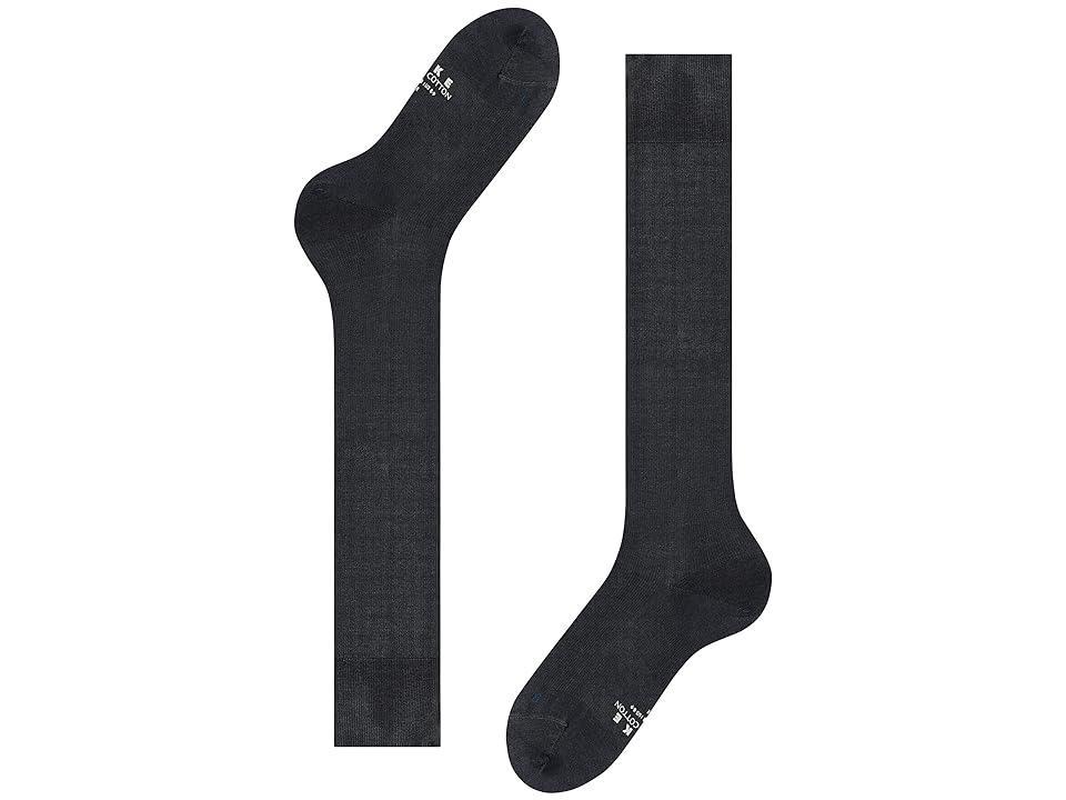 Falke Energizing Cotton Knee High (Dark ) Men's Low Cut Socks Shoes Product Image