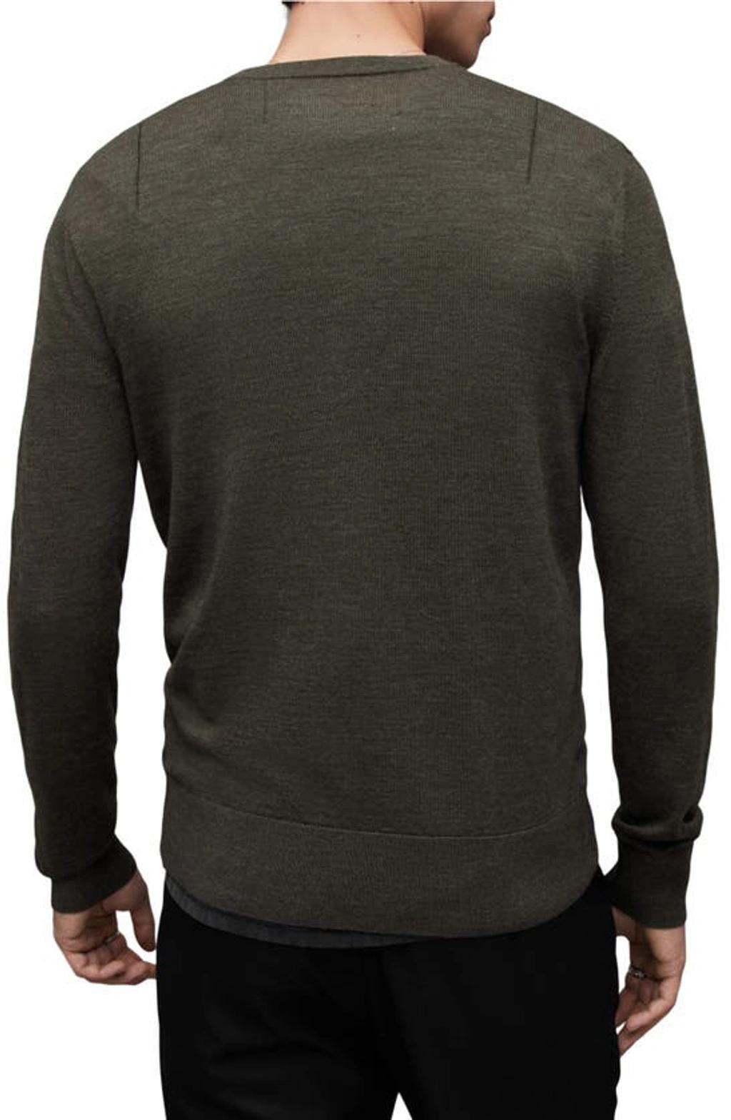 ALLSAINTS Mode Slim Fit Wool Sweater In Dark Green Product Image