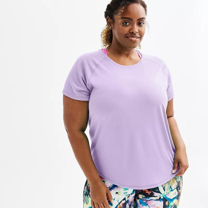 Plus Size Tek Gear Dry Tek Short Sleeve Tee, Womens Product Image