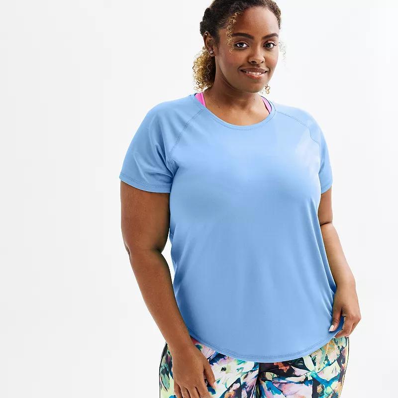 Plus Size Tek Gear Dry Tek Short Sleeve Tee, Womens Product Image