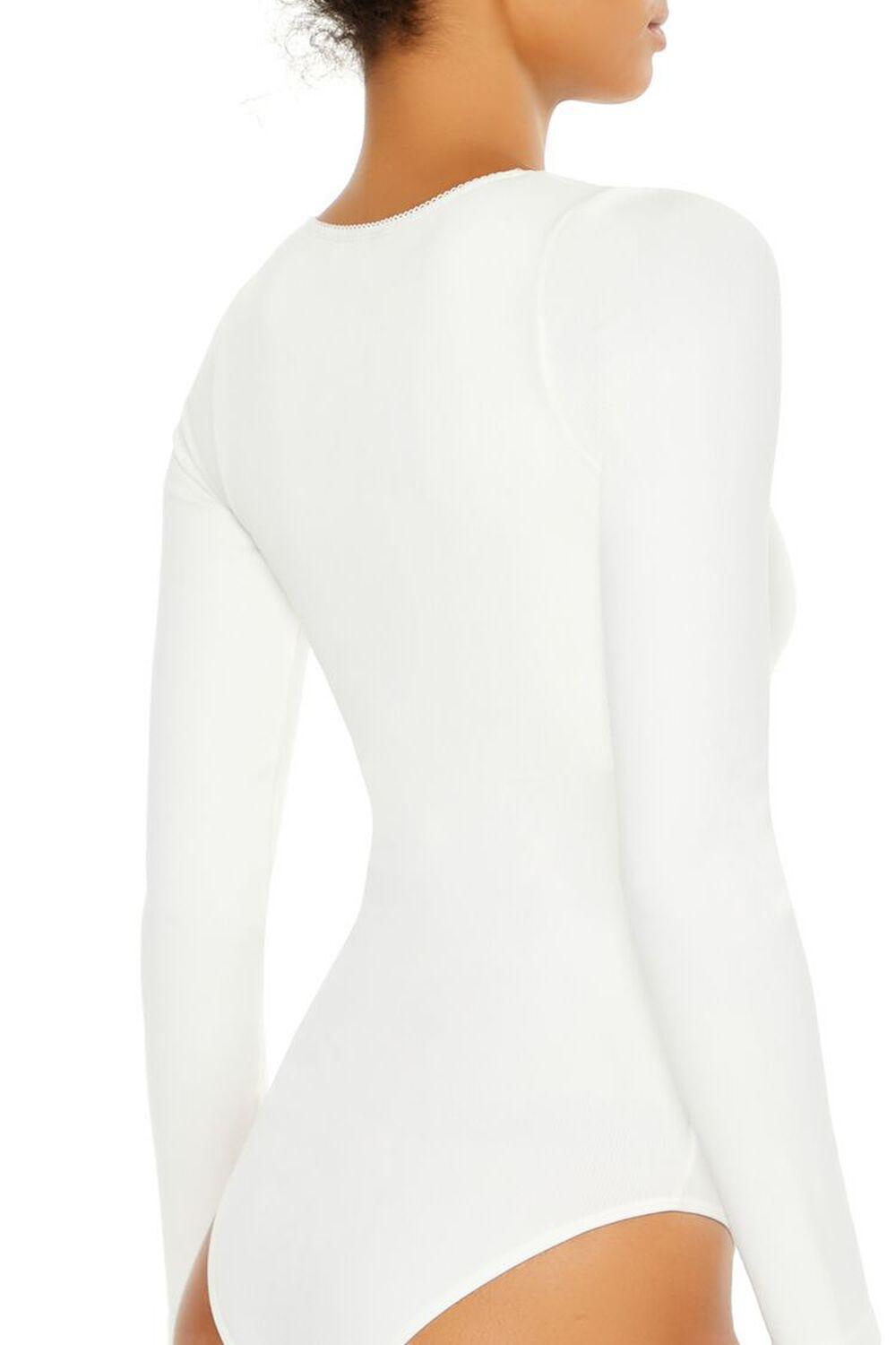 Seamless Scoop-Neck Bow Bodysuit | Forever 21 Product Image