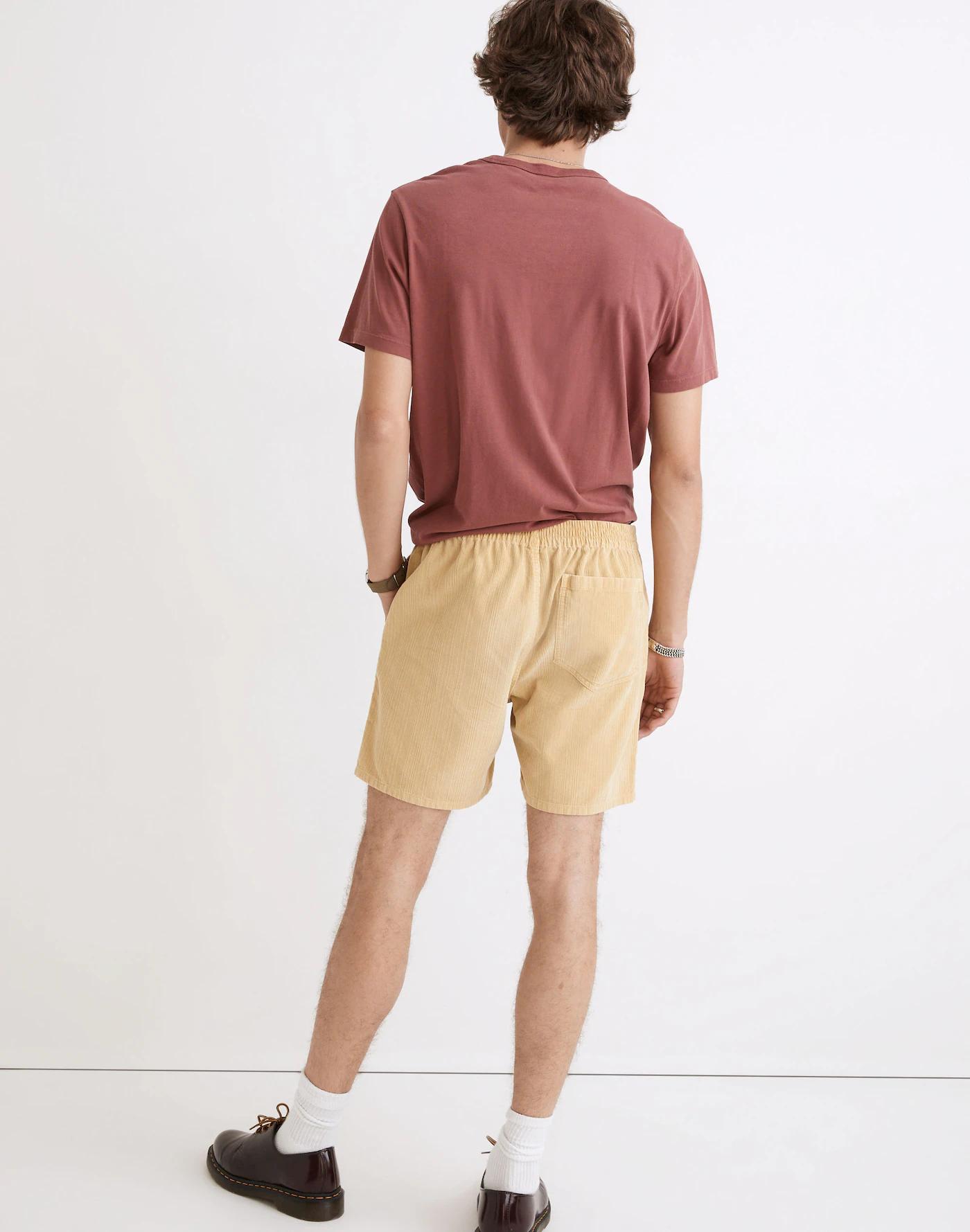 6 1/2" Variegated Corduroy Shorts Product Image