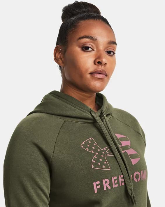 Women's UA Freedom Rival Fleece Logo Hoodie Product Image