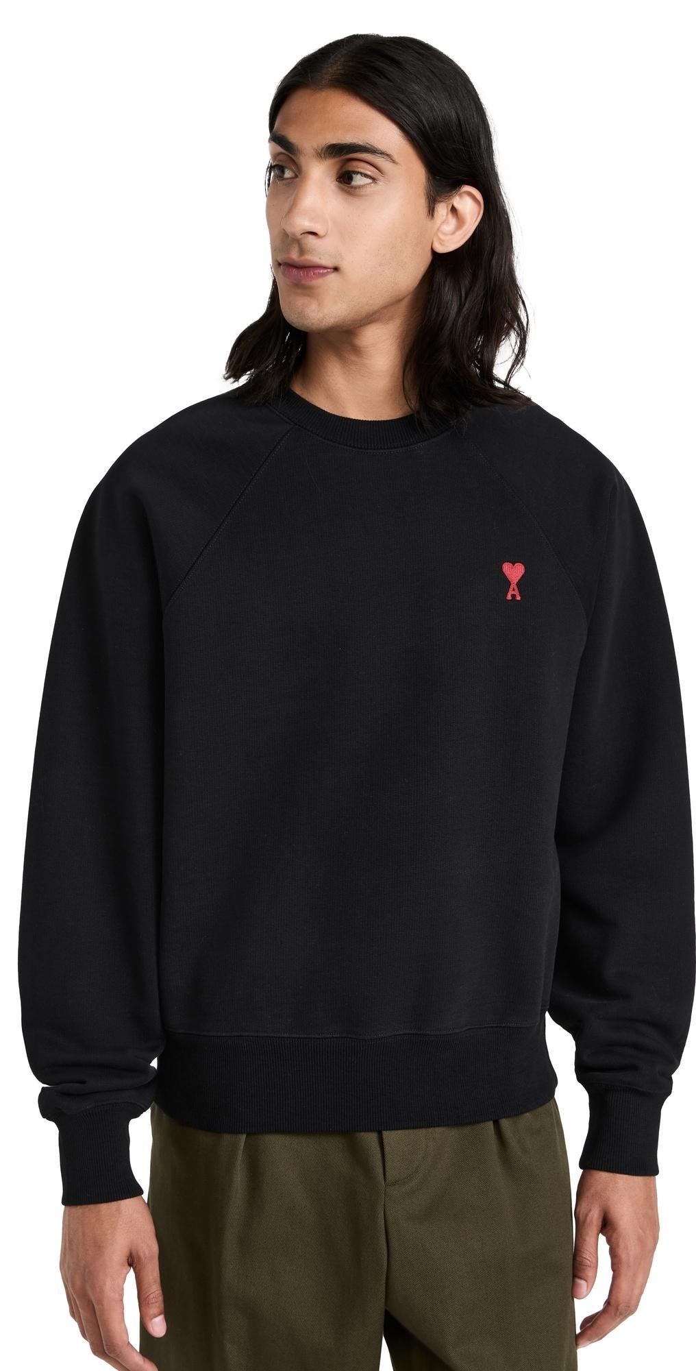 AMI ALEXANDRE MATTIUSSI De Coeur Sweatshirt In Black Product Image