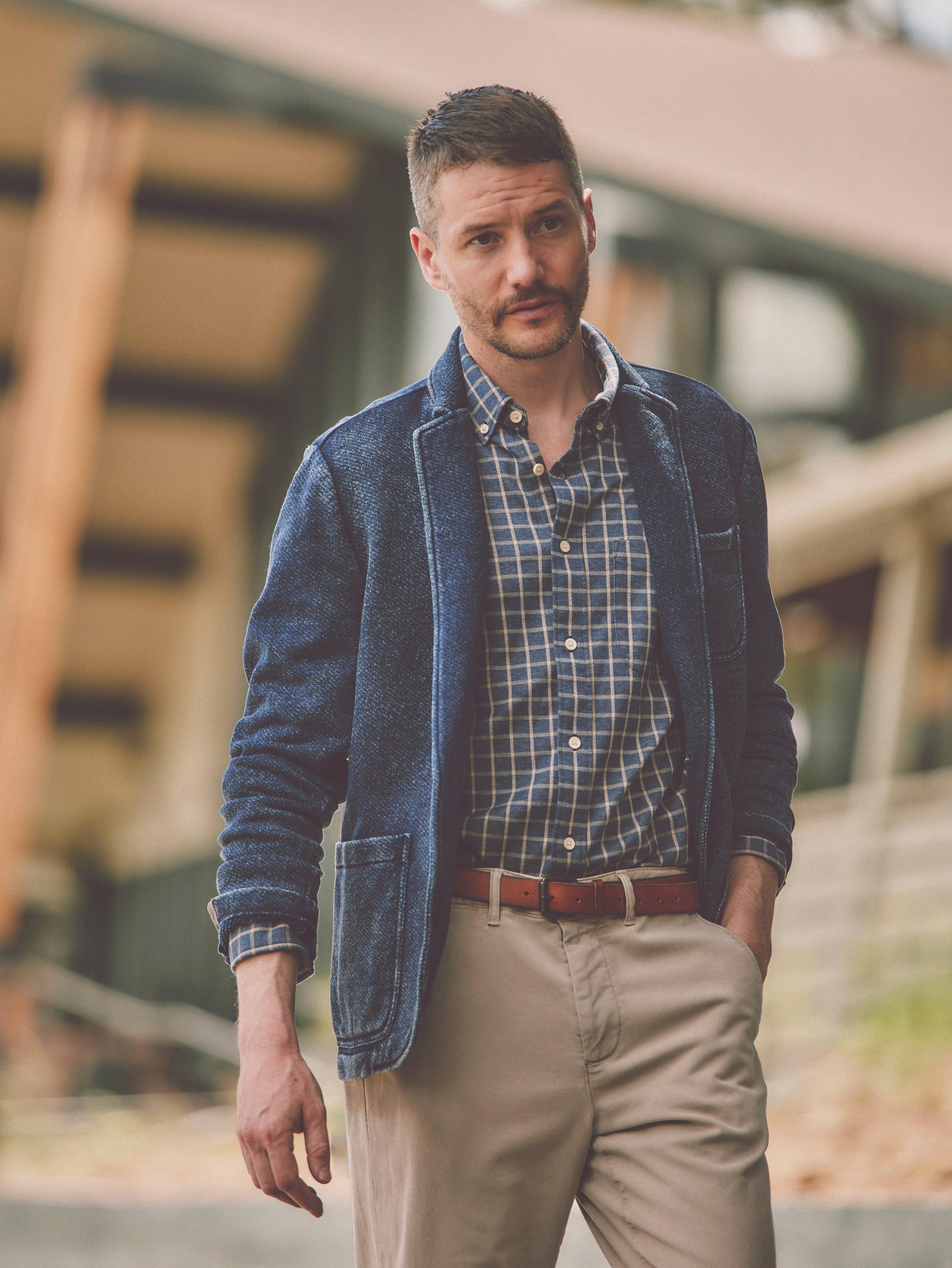 Inlet Knit Blazer - Hendricks Indigo Wash Male Product Image