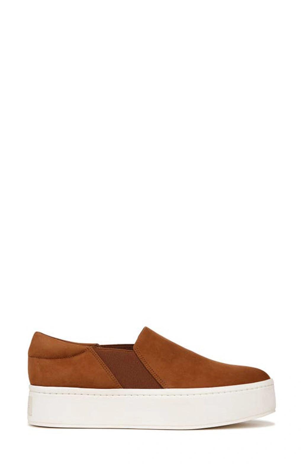 Warren Suede Slip-on Sneakers In Brown Product Image