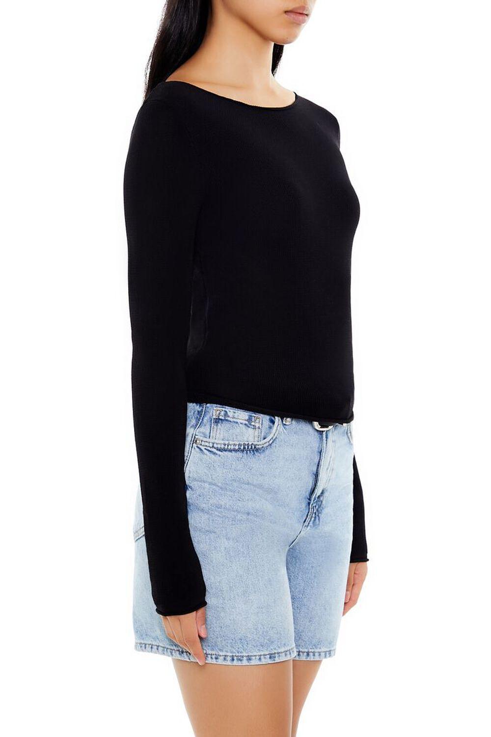 Cropped Boat-Neck Sweater | Forever 21 Product Image