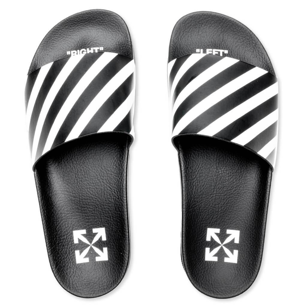 Diag Sliders - Black/White Male Product Image