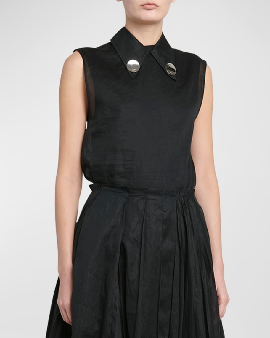 Collared Sleeveless Top product image