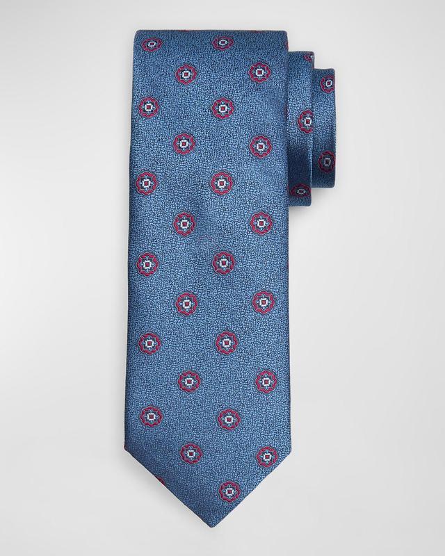 Mens Microfantasy Silk Medallion Tie Product Image