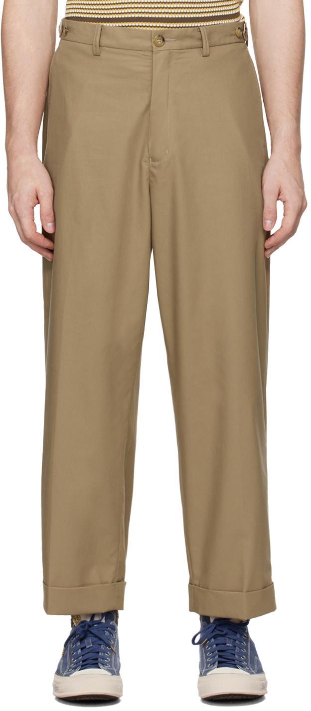 Beige Ivy Wide Trousers product image