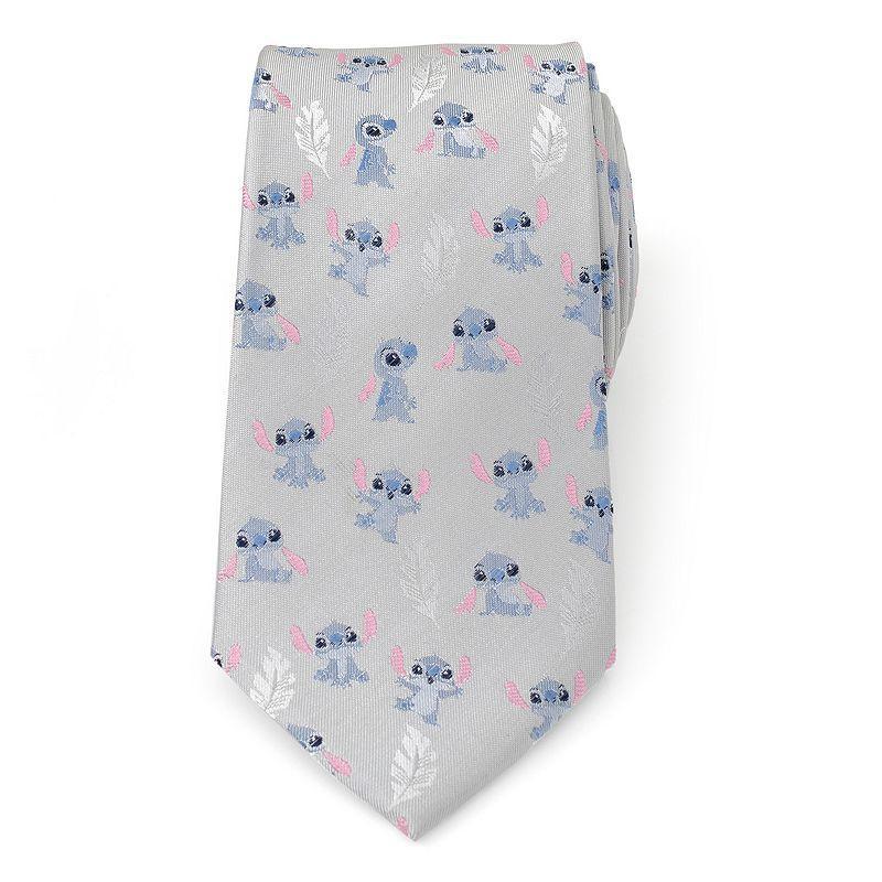 Mens Disney Characters Tie, Med Grey Product Image