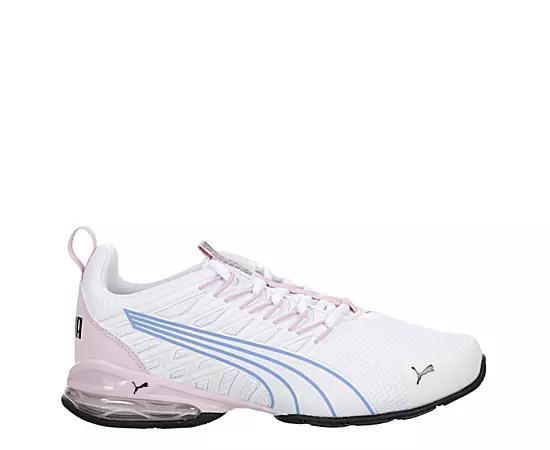 Womens PUMA Voltaic EVO Running Shoe Blue Skies / Pink Product Image