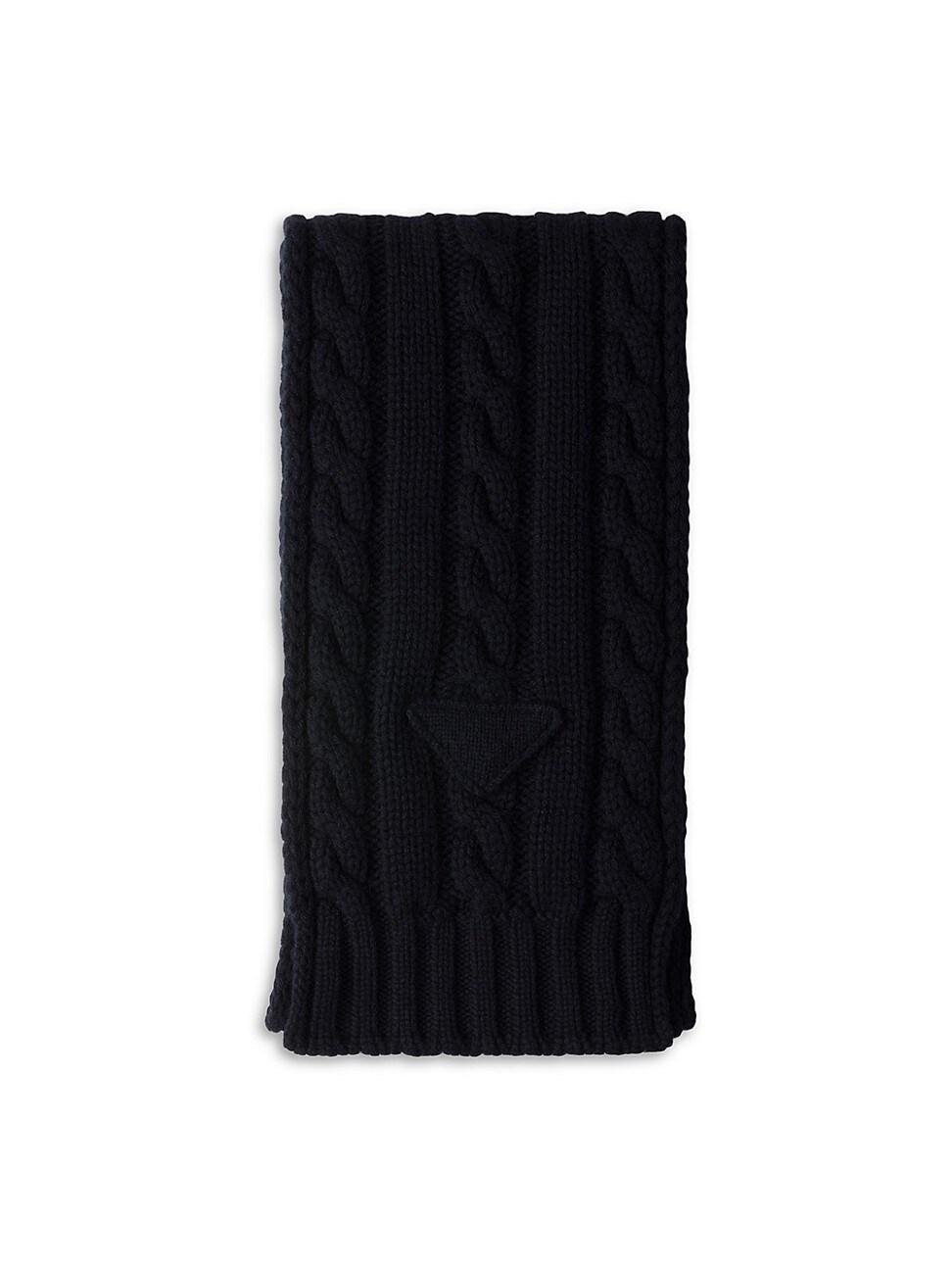 Mens Cable-Knit Cashmere Scarf product image