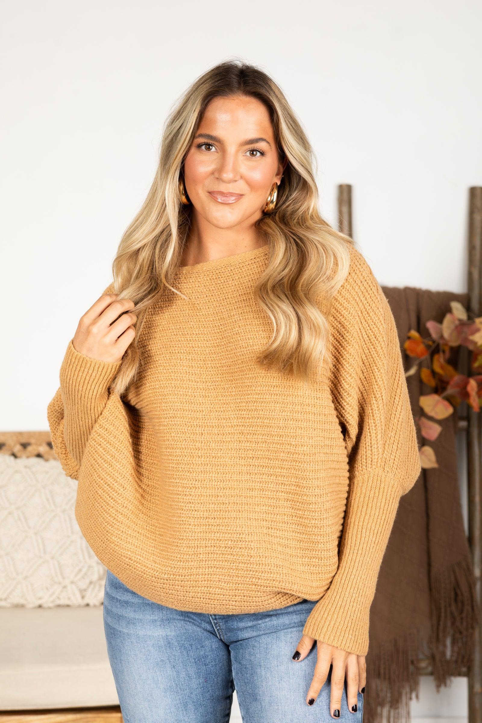 Dolman Sleeve Oversized Sweater Product Image