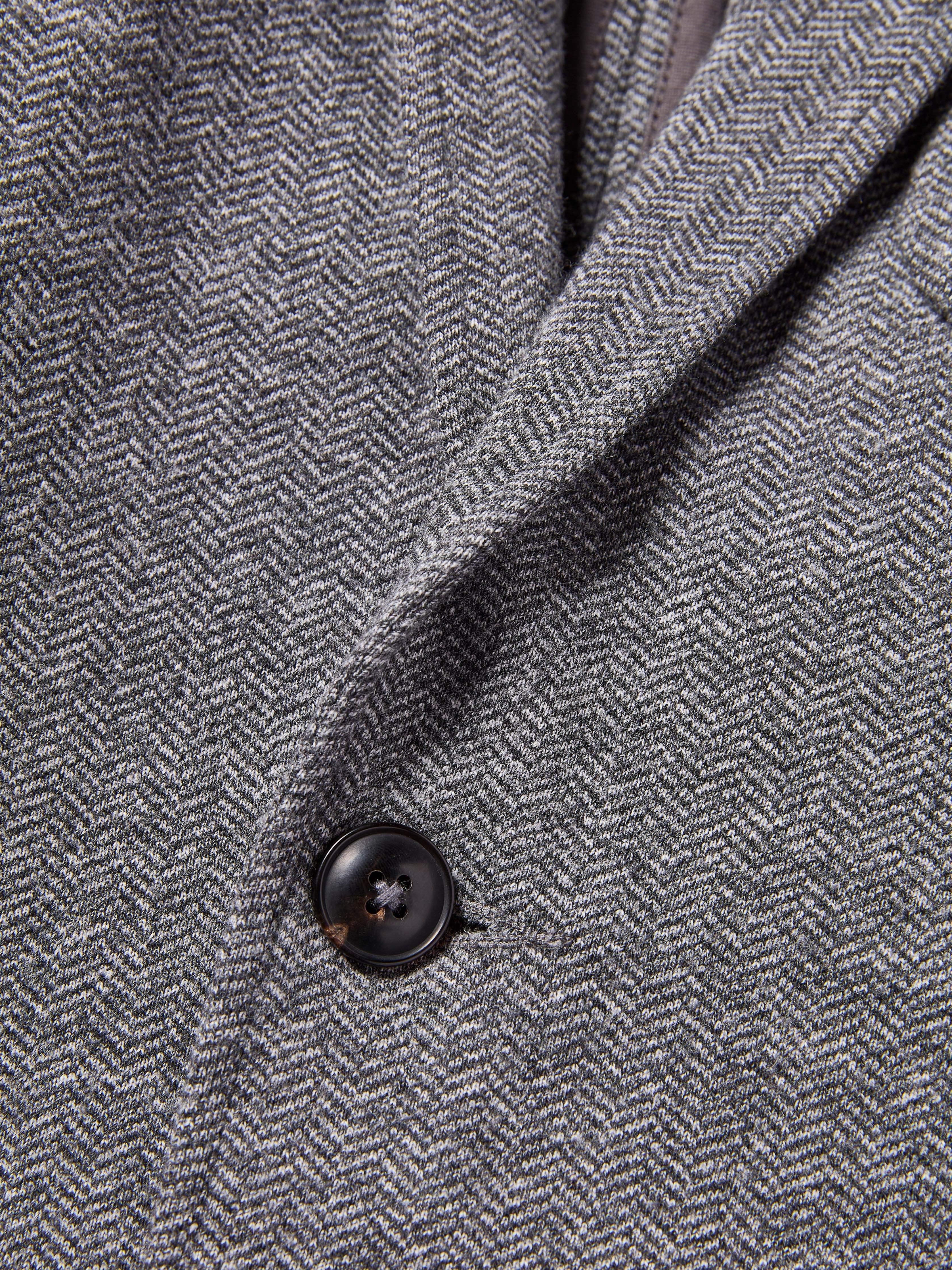 Inlet Knit Tweed Blazer - Steel Rock Herringbone Male Product Image