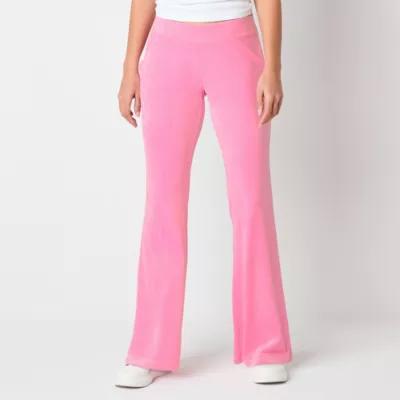 Juicy By Juicy Couture Womens Mid Rise Straight Track Pant-Juniors Product Image