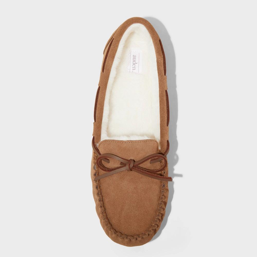 Womens Bria Moccasin Slippers - Auden Chestnut 9 Product Image