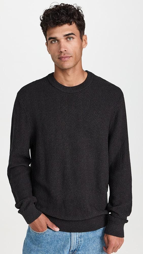 NN07 Pete Herringbone Crewneck Sweater | Shopbop Product Image