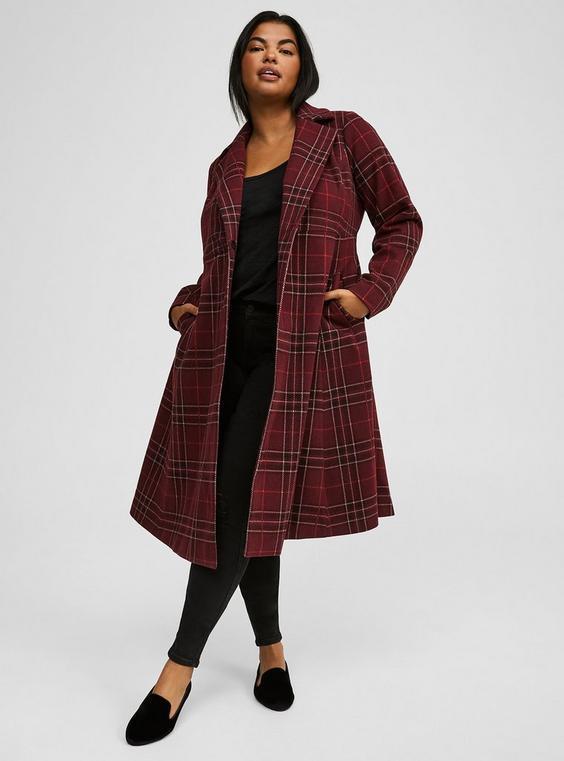 Softest Coat Tie Front Coat Product Image