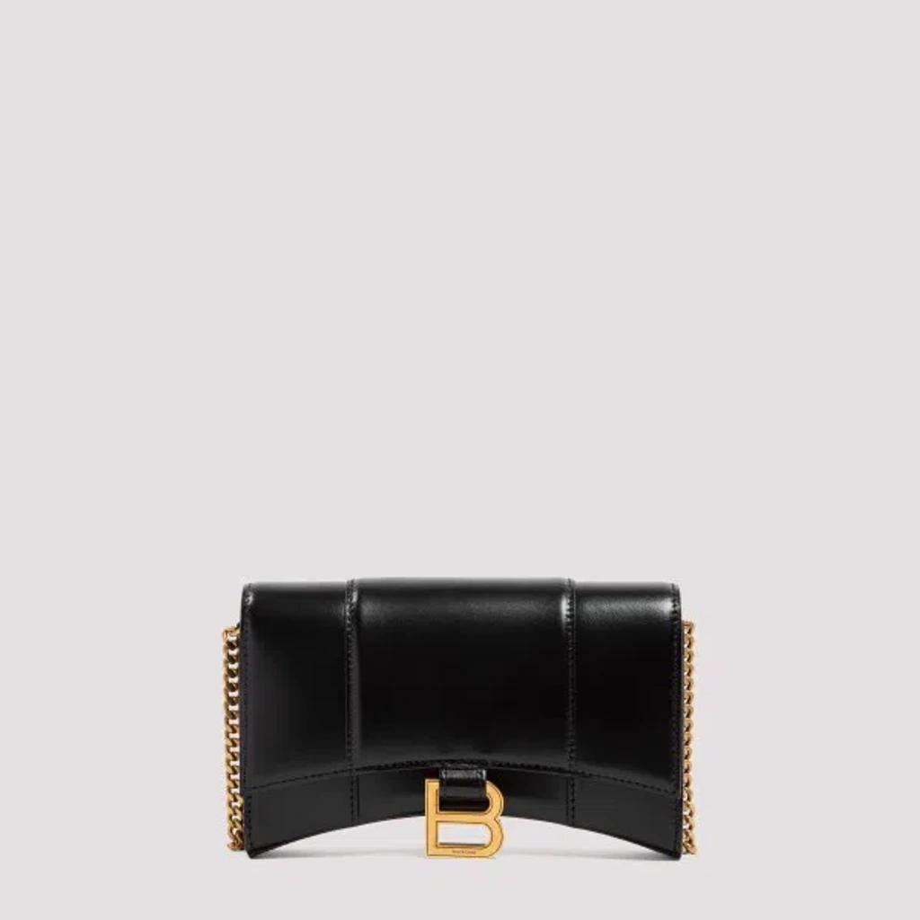 Hourglass Wallet On Chain Unica In Black Product Image