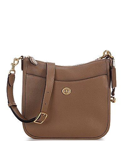 COACH Pebble Leather Chaise Crossbody Bag Product Image