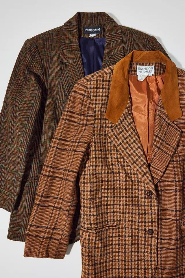 Urban Renewal Vintage Oversized Check Blazer Product Image