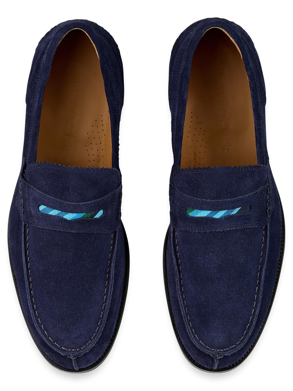 Lennon Penny Loafer - Blue Product Image