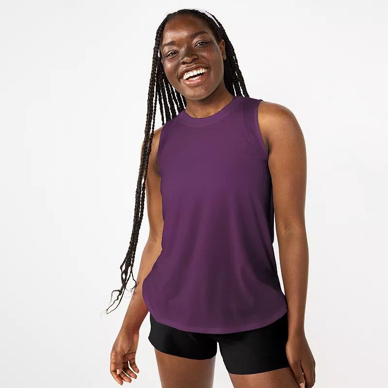 Womens Tek Gear Easy High-Low Tank Top Product Image