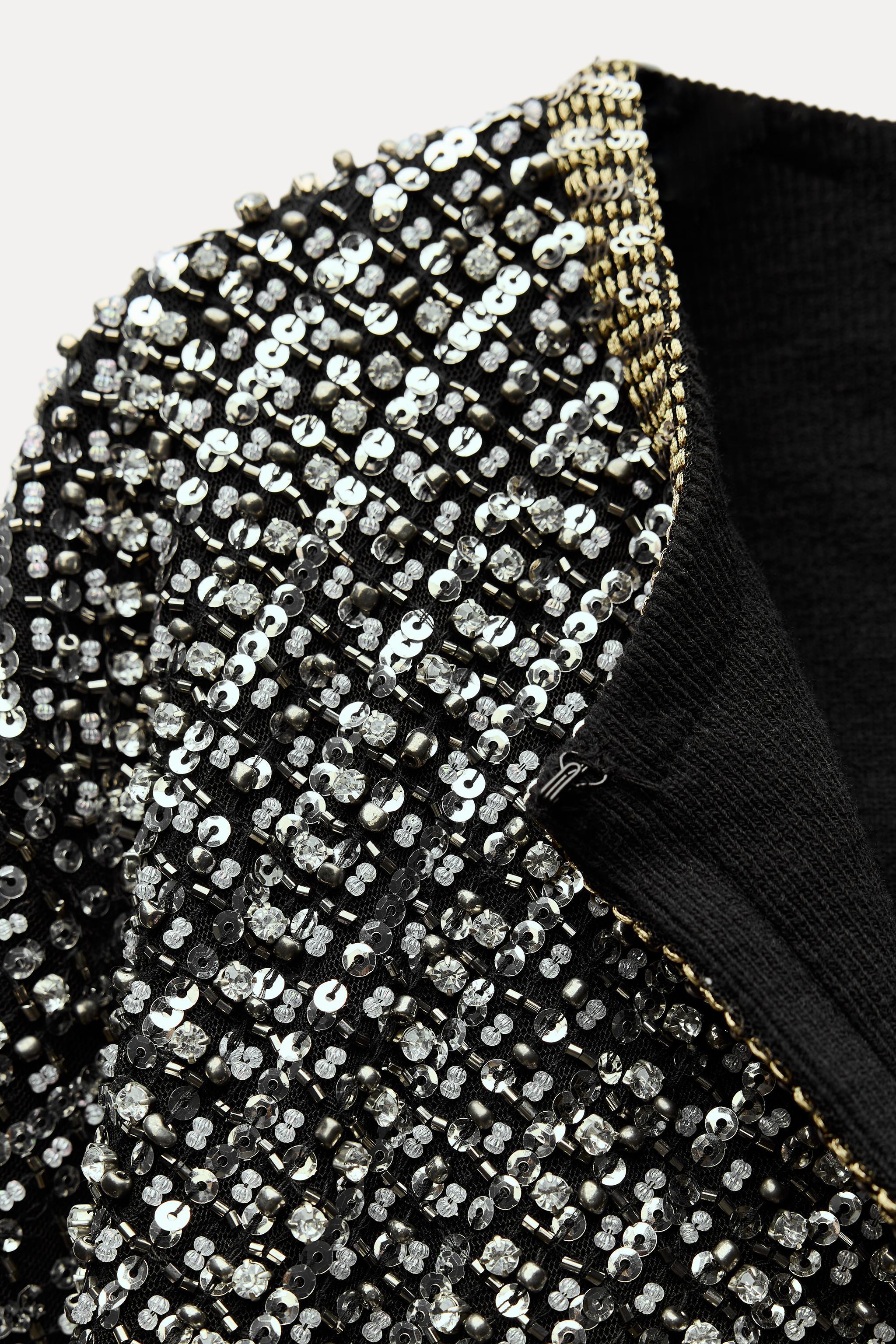 BEADED SEQUIN JACKET Product Image