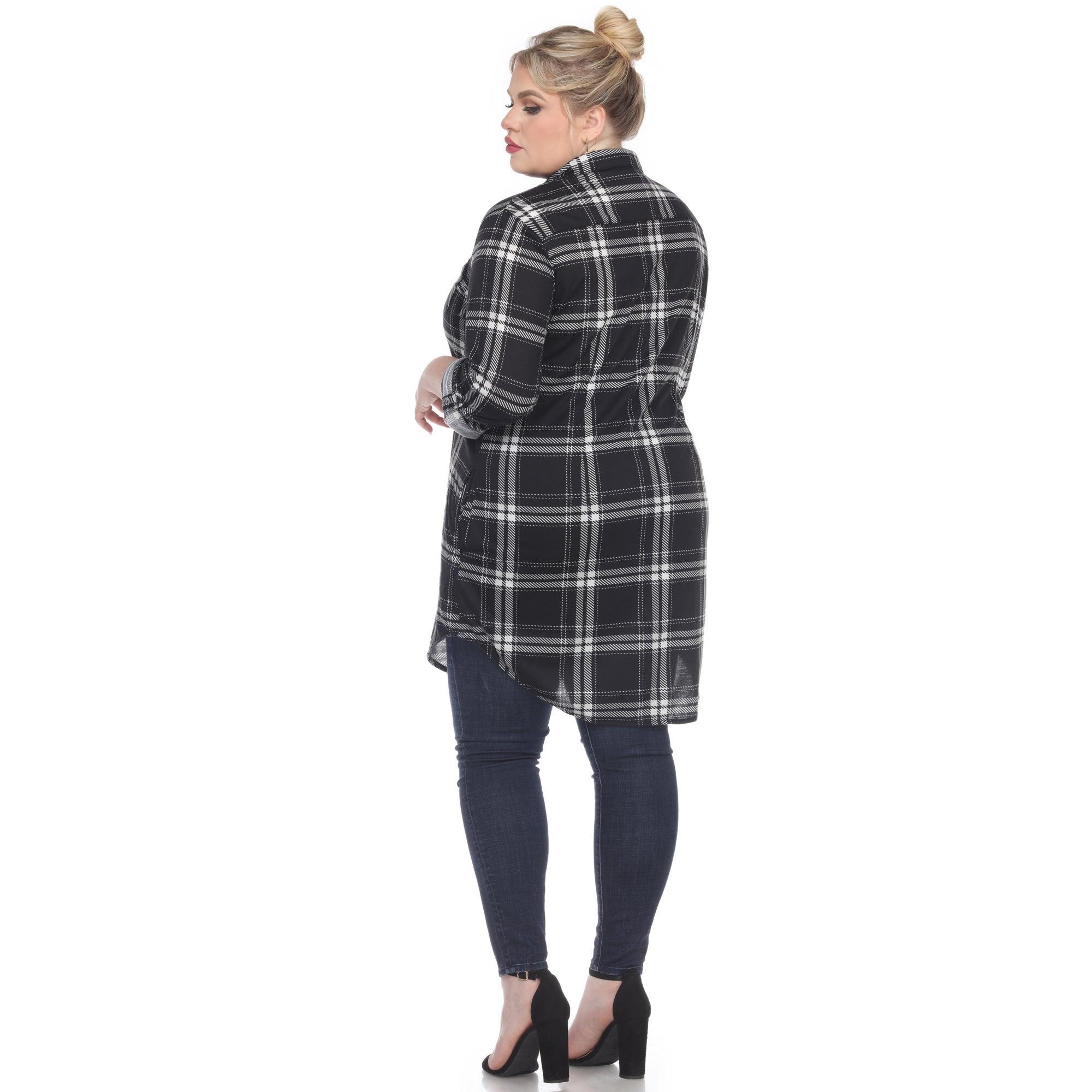 Plaid Tunic Top - Plus Product Image