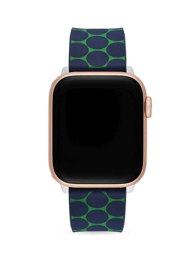 Womens Dotted Silicone Apple Watch Strap/20MM Product Image