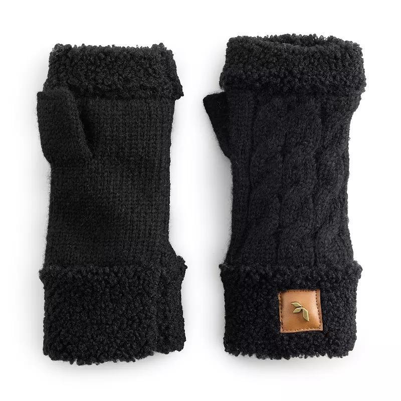 Womens Koolaburra by UGG Cable Knit Fingerless Gloves Product Image