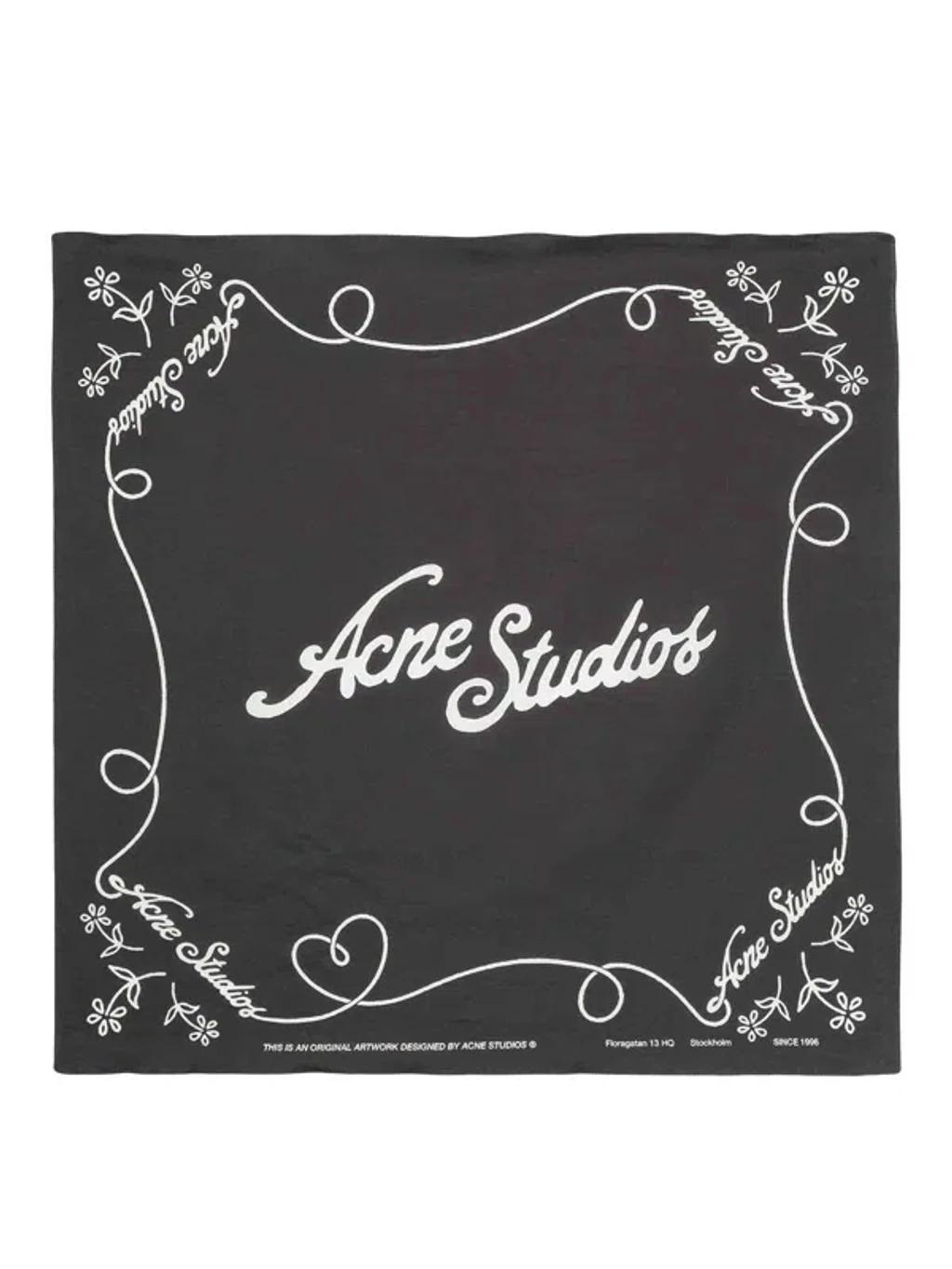 Logo Scarf In Black product image