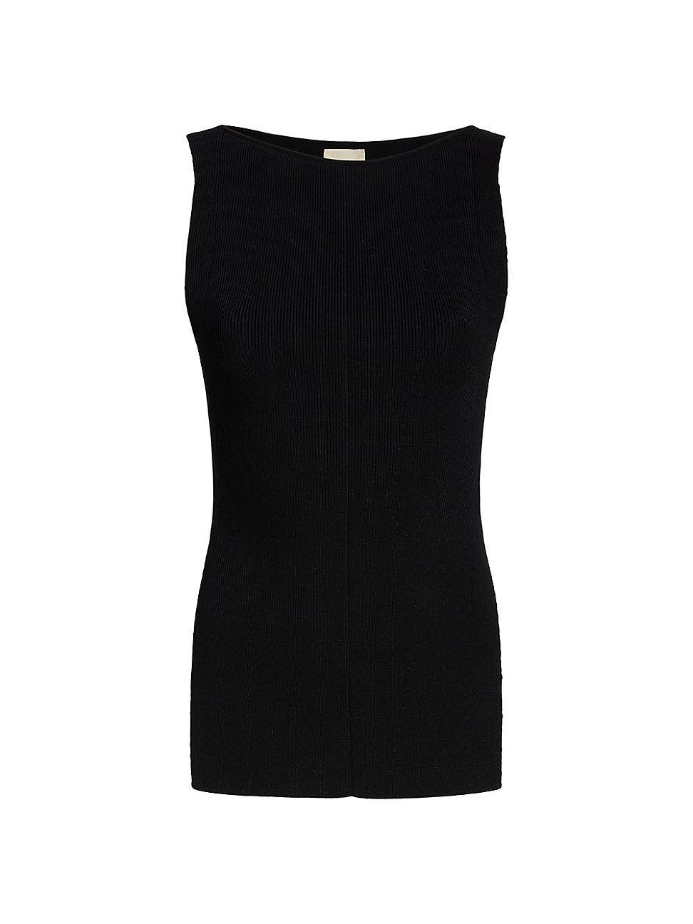 Khaite Evelyn Sleeveless Panel Sweater Product Image