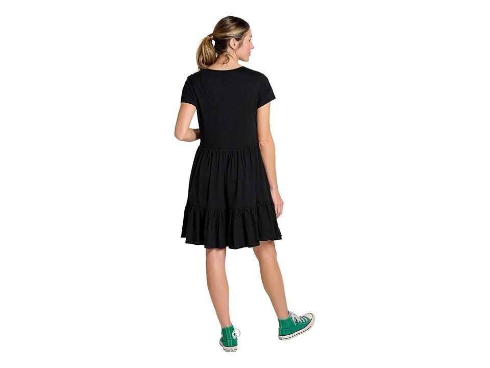 Toad&Co Marley Tiered Short Sleeve Dress Women's Clothing Product Image