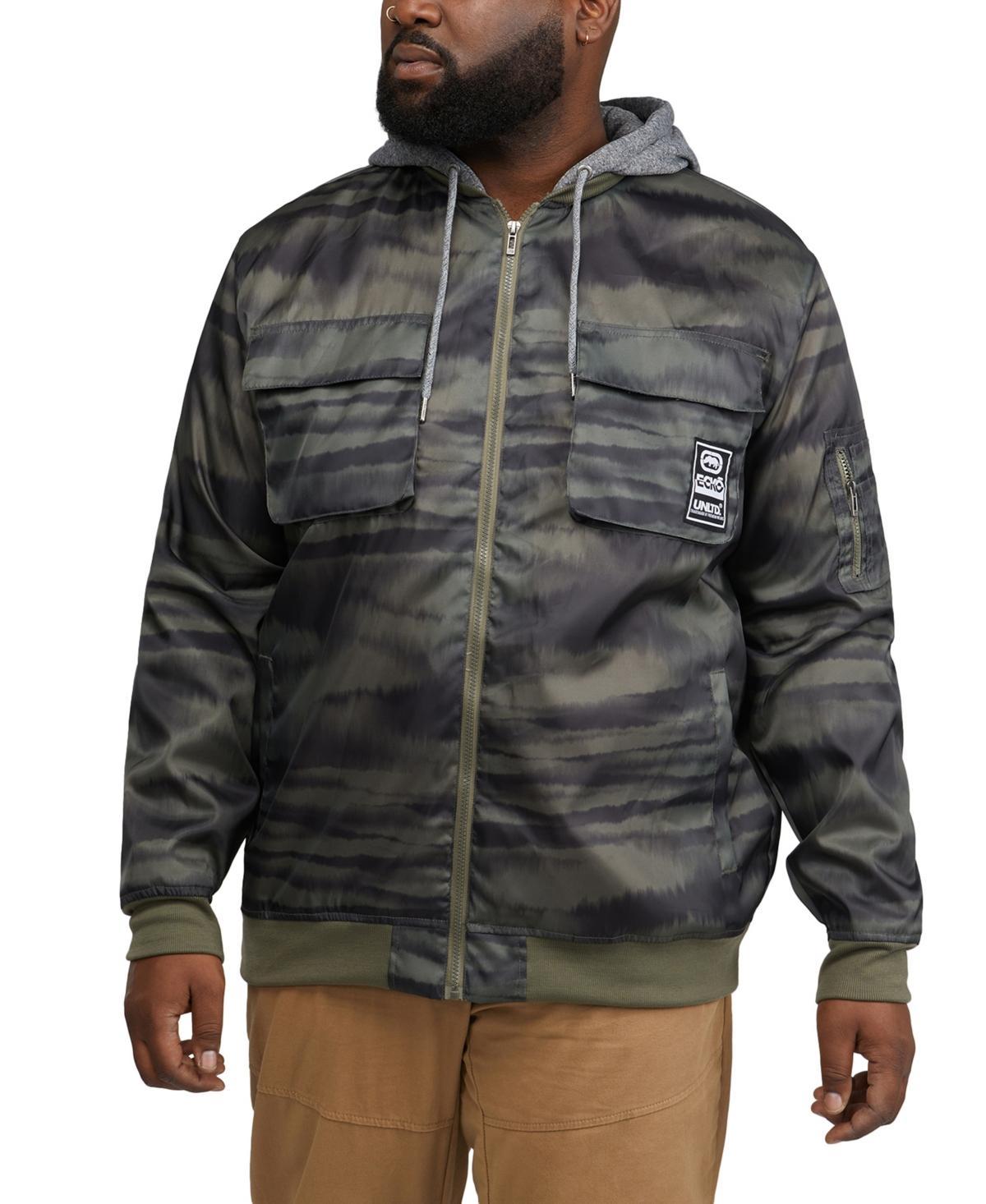 Ecko Mens Maverick Hooded Flight Jacket Product Image