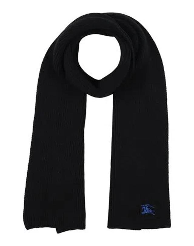 BURBERRY Man Scarf Black Size - Cashmere Product Image