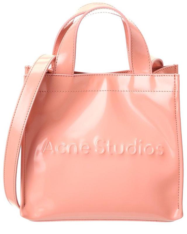 ACNE STUDIOS Logo Mini Tote In Pink Product Image