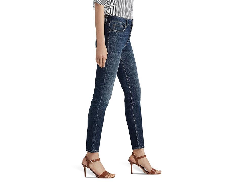 Lauren Ralph Lauren High-Rise Ankle Skinny (Noam Wash) Women's Clothing Product Image