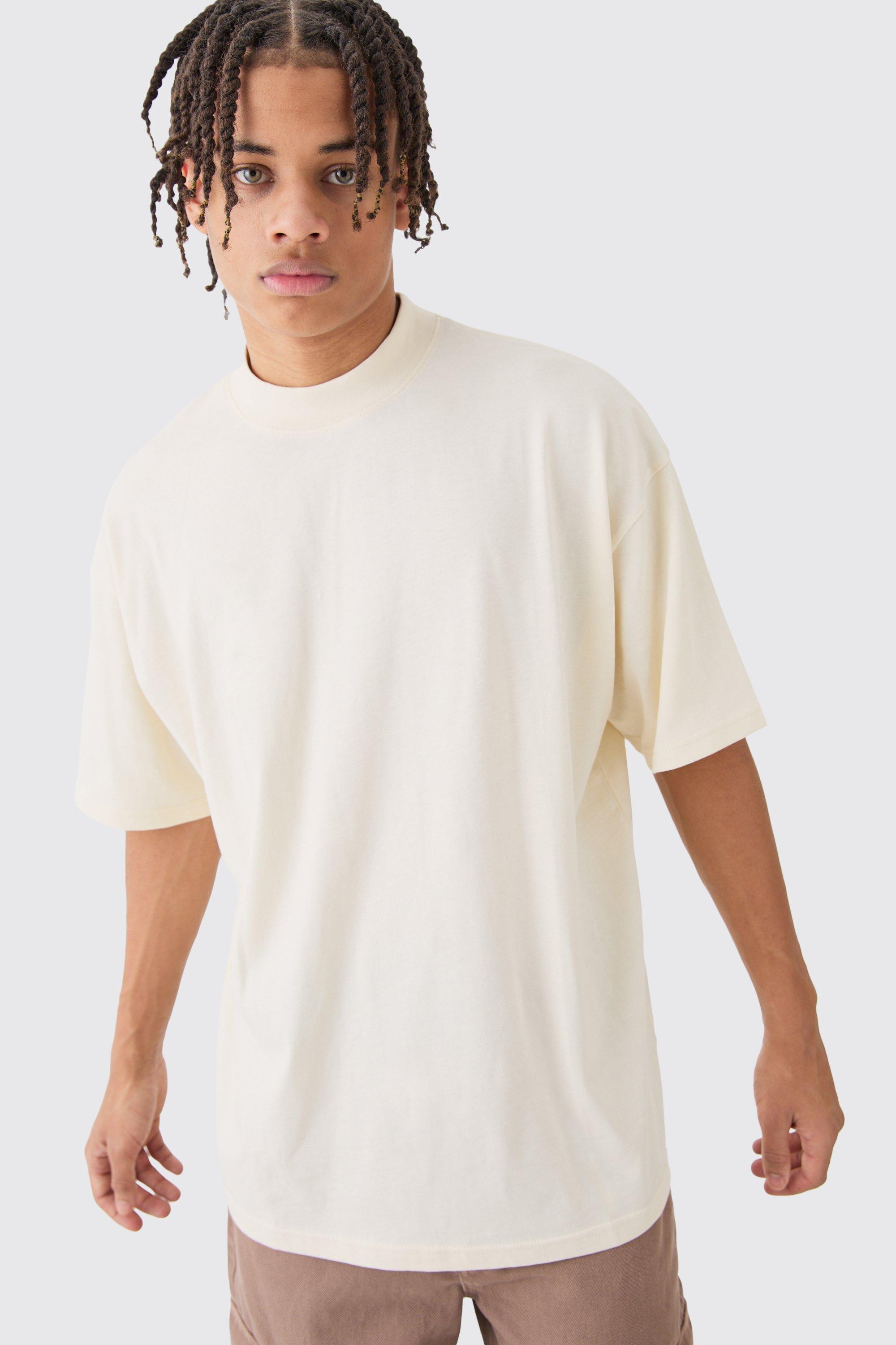 Oversized Extended Neck T-shirt | boohooMAN USA Product Image