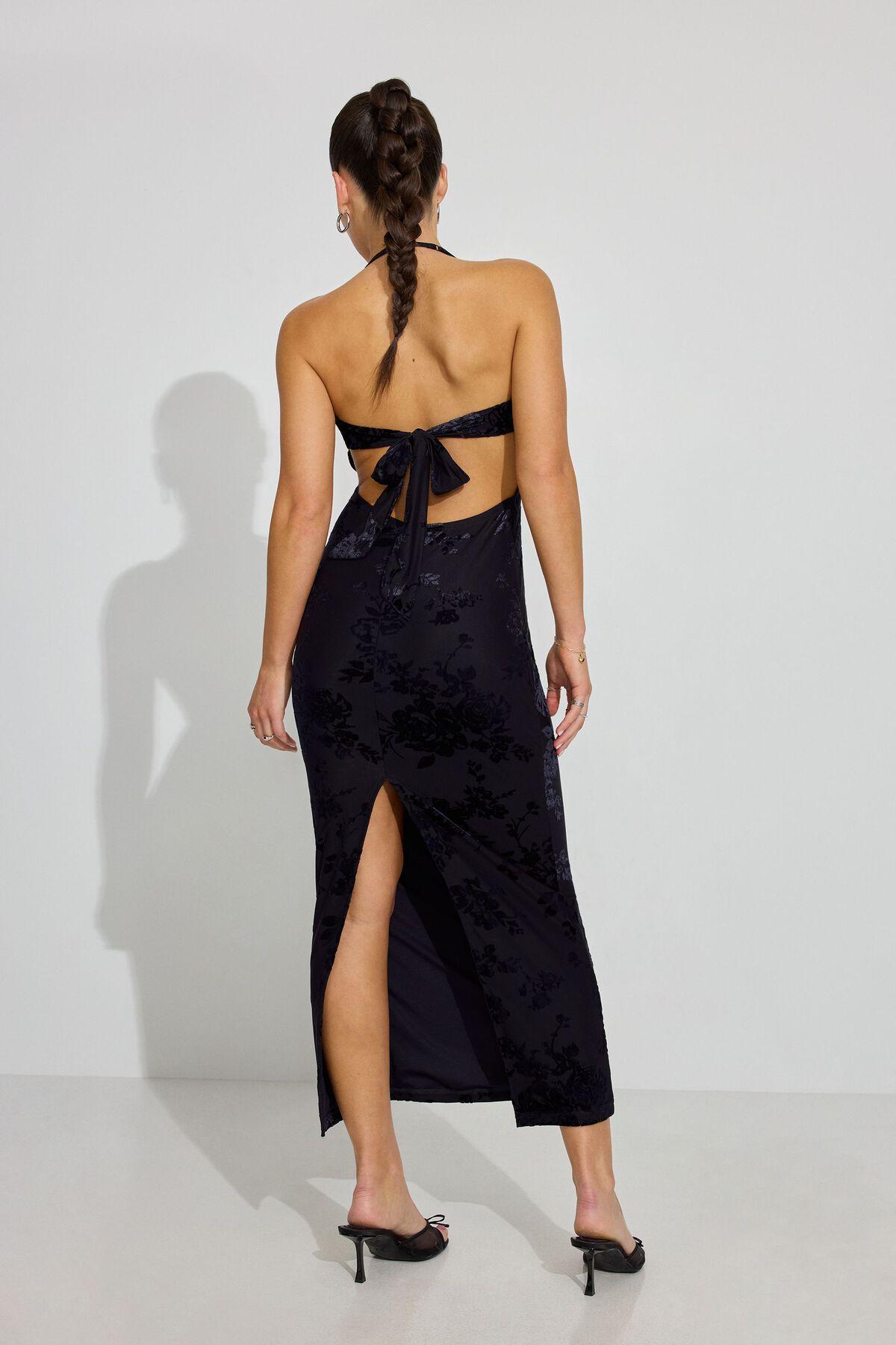 Burnout Sweetheart Maxi Dress Product Image