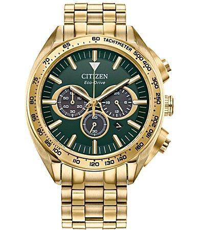 Citizen Mens Carson Chronograph Two Tone Stainless Steel Bracelet Watch Product Image