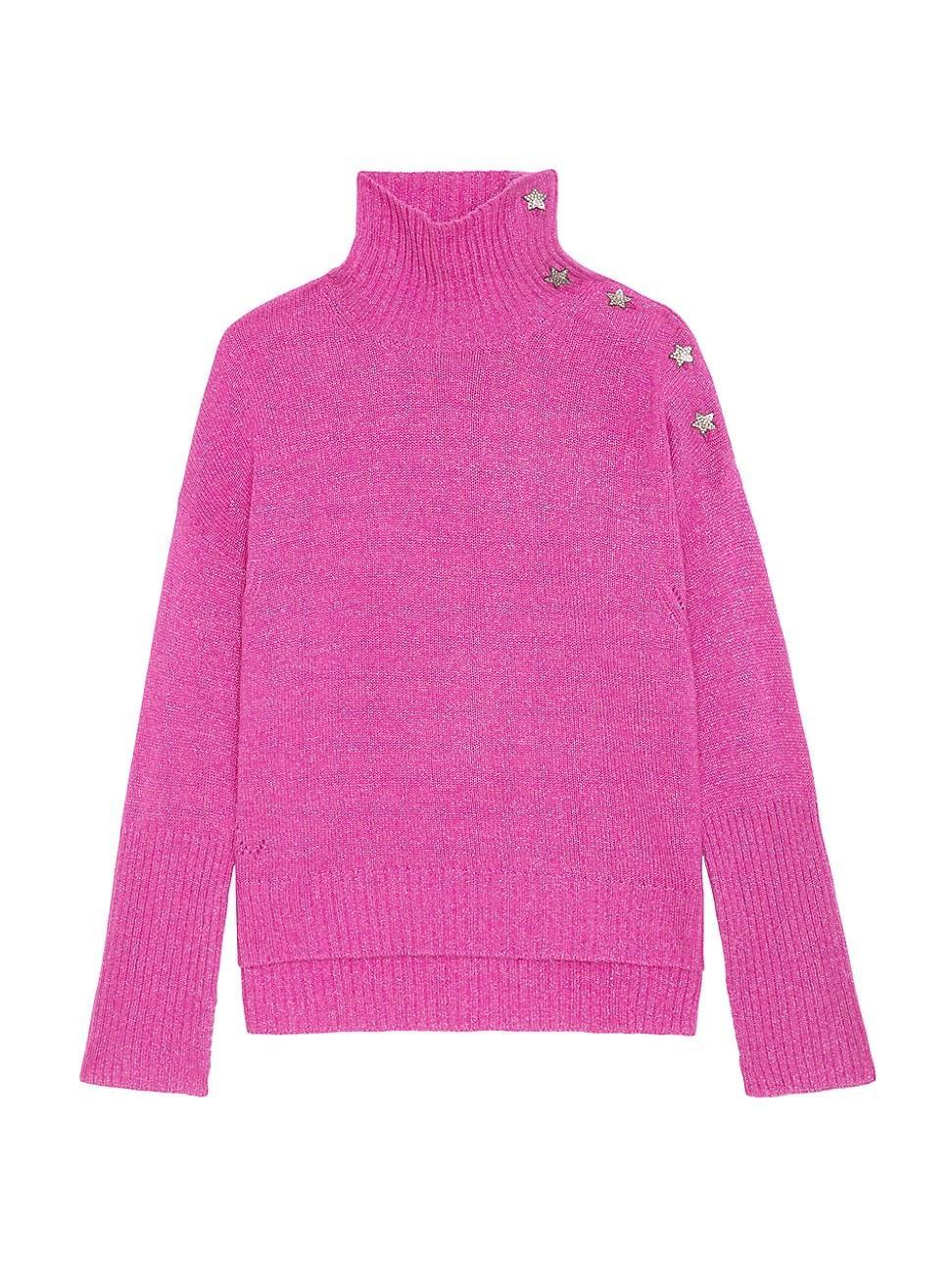 Womens Alma Cashmere-Blend Sweater Product Image