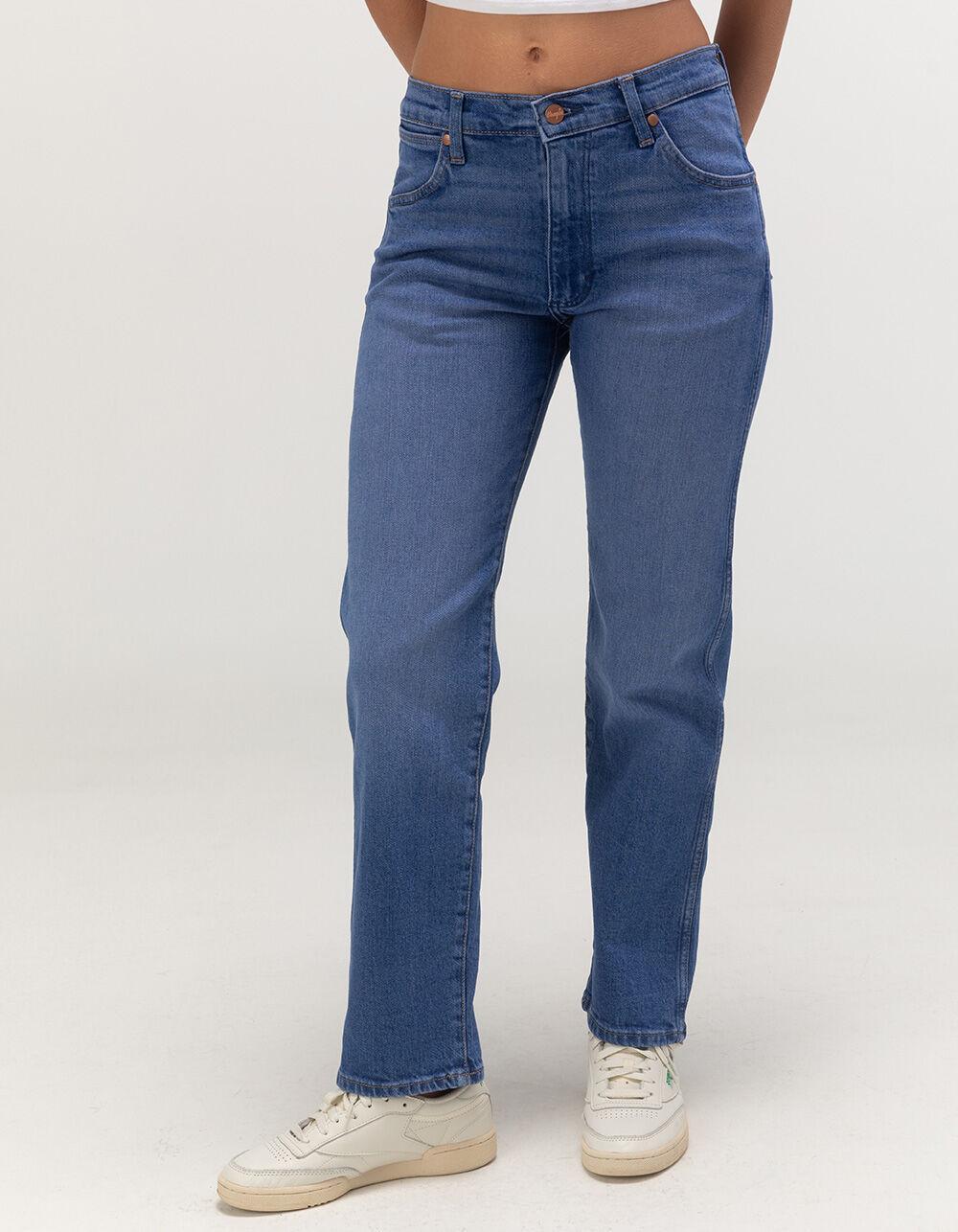 WRANGLER Sunset Mid Rise Straight Womens Jeans Product Image