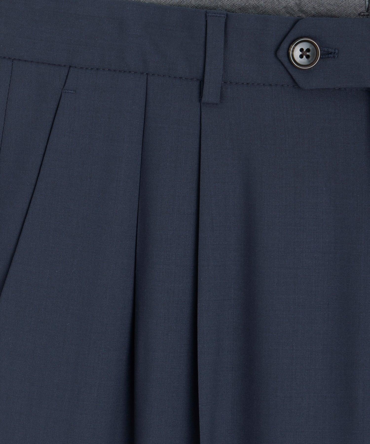 Italian Tropical Wool Wythe Trouser in Navy Product Image