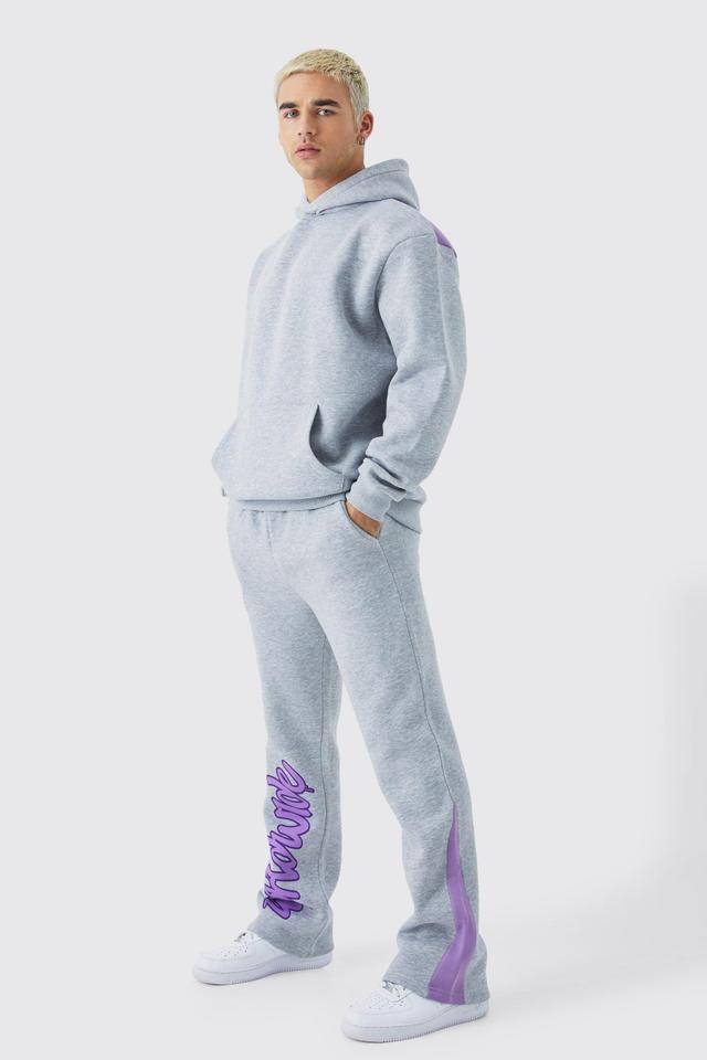 Worldwide Oversized Gusset Tracksuit | boohooMAN USA Product Image